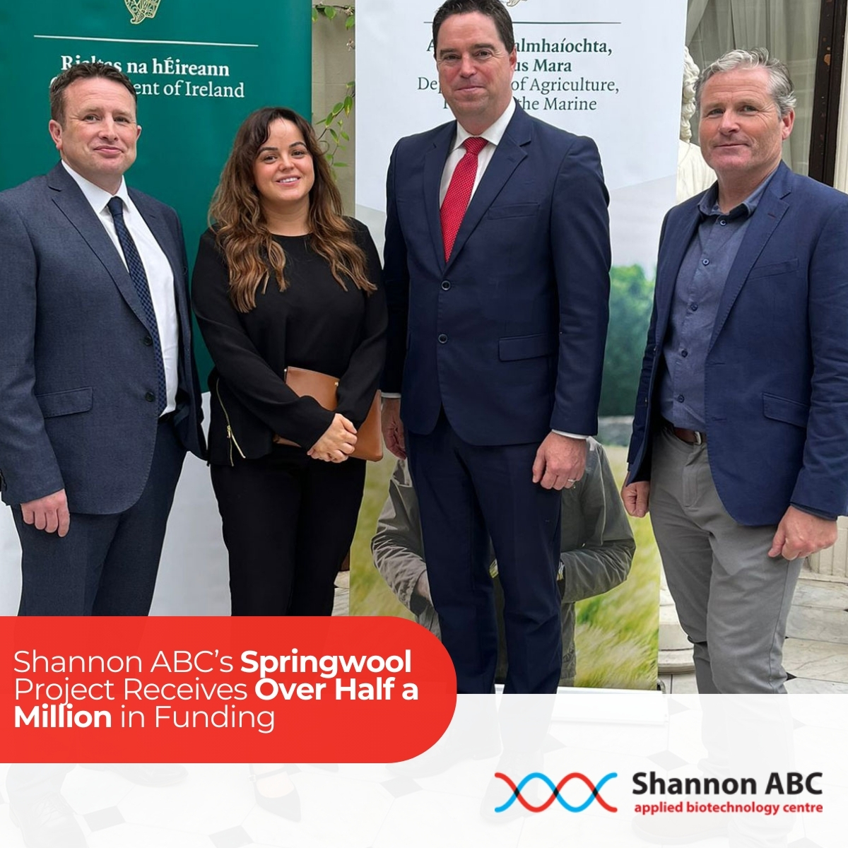 Shannon ABC’s Springwool Project Receives Over Half a Million in Funding